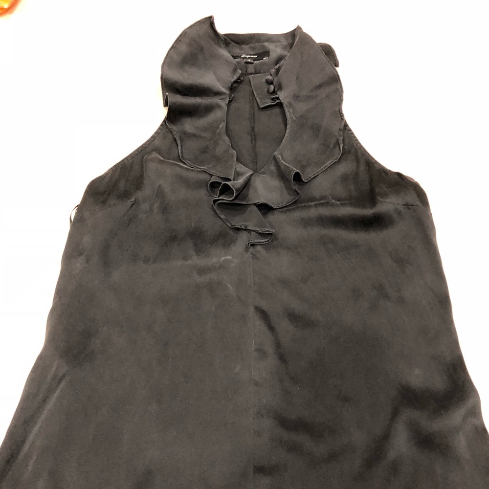 Express Halter Top. Small. 98% Silk. Washable.